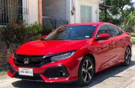 Sell Red 2017 Honda Civic Sedan Automatic Gasoline 