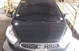 Black Kia Picanto 2016 Manual Gasoline for sale 