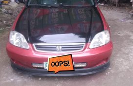 Selling Red Honda Civic 1999 Manual in Bataan 