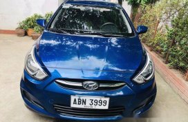 Selling Blue Hyundai Accent 2015 at 40275 km 