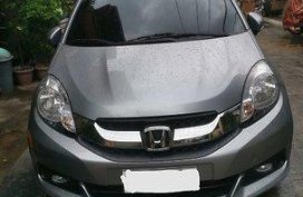 Selling Silver Honda Mobilio 2016 at 14000 km 