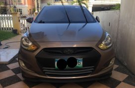 Brown Hyundai Accent 2013 Sedan at 60000 km for sale