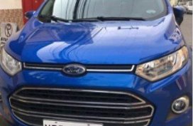 Blue Ford Ecosport 2017 at 11600 km for sale