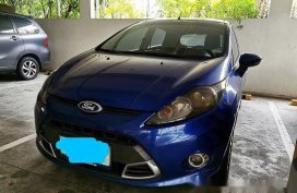 Blue Ford Fiesta 2011 at 98500 km for sale in Muntinlupa