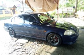 Blue Honda Civic 1997 Manual Gasoline for sale 
