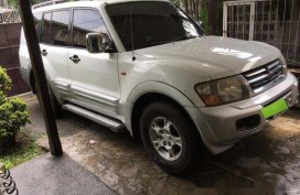 White Mitsubishi Shogun 1999 for sale in Quezon City