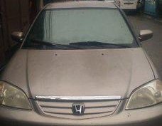 Beige Honda Civic 2001 Automatic Gasoline for sale