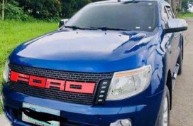 Blue Ford Ranger 2013 Automatic Diesel for sale