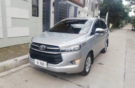 Silver Toyota Innova 2018 Manual Diesel for sale 