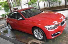 Red Bmw 320D 2013 at 19500 km for sale 