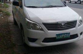 White Toyota Innova 2013 Manual Diesel for sale 