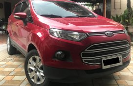 Red Ford Ecosport 2014 at 87000 km for sale 