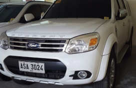 Selling White Ford Everest 2014 Automatic Diesel 