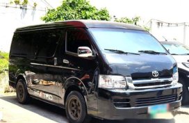 Selling Black Toyota Hiace 2010 at 93000 km 