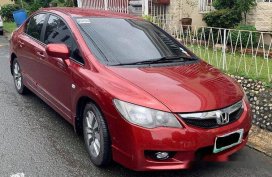 Selling Red Honda Civic 2010 in Quezon City 