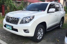 Selling White Toyota Land Cruiser Prado 2012 Automatic Gasoline at 58000 km