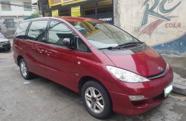 Selling Red 2005 Toyota Previa Automatic in Makati