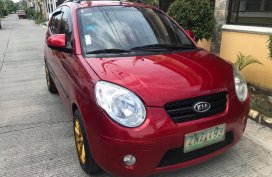 Selling Red Kia Picanto 2009 at 61000 km in Laguna 
