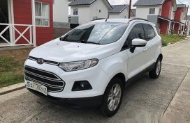 White Ford Ecosport 2018 Manual Gasoline for sale