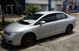 Selling Silver Honda Civic 2008 at 120000 km 