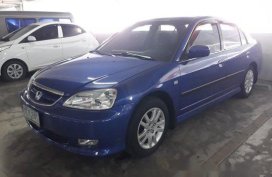 Selling Blue Honda Civic 2003 Manual Gasoline at 120000 km 