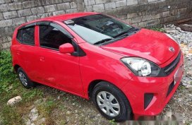 Red Toyota Wigo 2016 Manual Gasoline for sale 