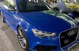 Blue Audi Rs6 2016 at 6000 km for sale 