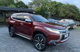 Sell Red 2018 Mitsubishi Montero Sport at 12000 km 