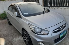 Silver 2013 Hyundai Accent Sedan for sale in Imus 