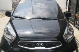 Black Kia Picanto 2016 Manual Gasoline for sale 