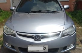 Selling Silver Honda Civic 2008 Automatic Gasoline 