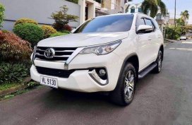 White Toyota Fortuner 2017 at 22000 km for sale 
