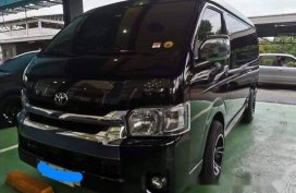 Black Toyota Hiace 2015 at 56182 km for sale 