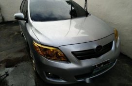 Silver Toyota Corolla Altis 2008 Manual Gasoline for sale 