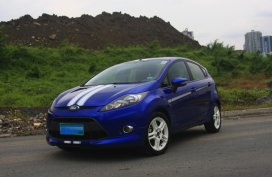 Blue 2012 Ford Fiesta at 30000 km for sale 