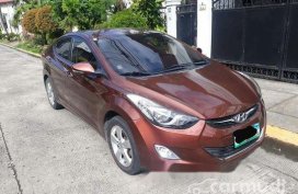 Sell Brown 2013 Hyundai Elantra Automatic Gasoline at 90000 km 