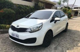 Selling White 2013 Kia Rio in Manila