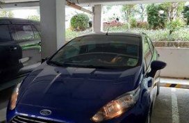 Selling Blue Ford Fiesta 2015 at 66000 km 