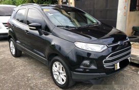 Black Ford Ecosport 2016 Automatic Gasoline for sale 
