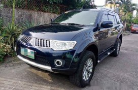 Blue Mitsubishi Montero Sport 2013 for sale in Angeles 