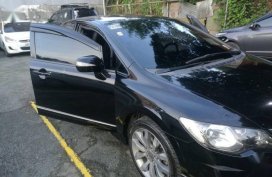 Selling Black Honda Civic 2011 at 90000 km 