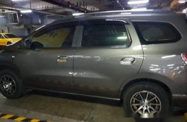 Grey Chevrolet Spin 2015 Automatic Gasoline for sale 