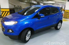 Selling Blue Ford Ecosport 2015 Automatic Gasoline at 16000 km