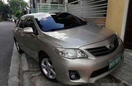 Sell Beige 2012 Toyota Corolla Altis at 75000 km 