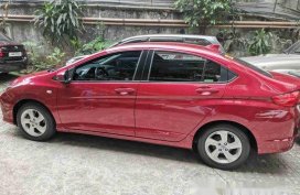 Selling Red Honda City 2016 Automatic Gasoline at 49000 km