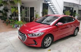 Red Hyundai Elantra 2018 Automatic Gasoline for sale