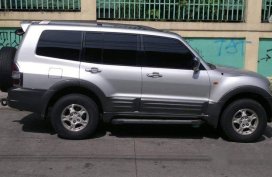 Silver Mitsubishi Pajero 2002 for sale in Quezon City