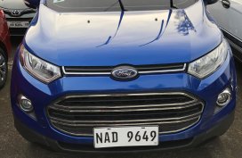 2017 Ford Ecosport Titanium Blue Automatic Rush Sale