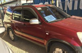 Red Honda Cr-V 2003 at 125000 km for sale