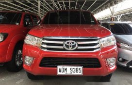 Red Toyota Hilux 2016 at 25000 km for sale